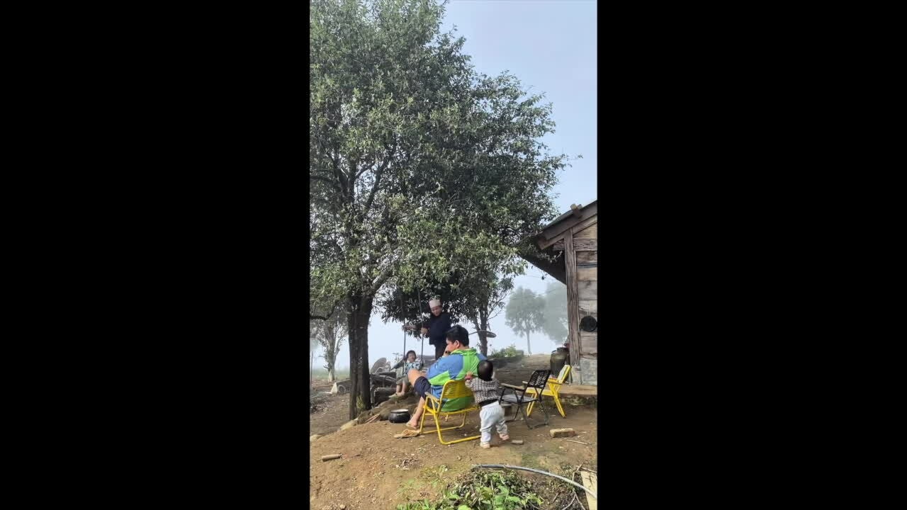 (Bài Tết) Cặp vợ chồng bỏ phố lên sống trên 'đỉnh trời'