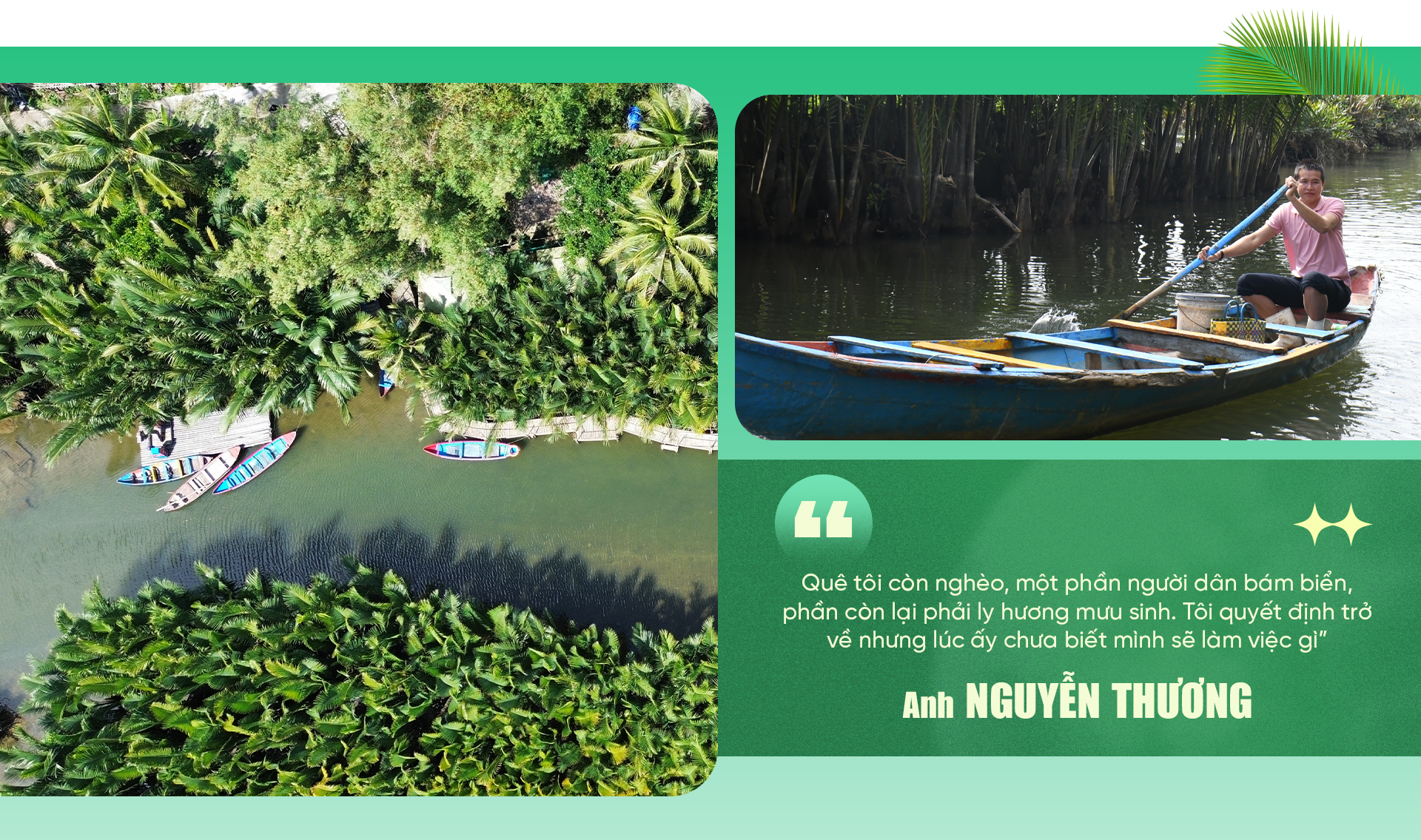 Người đàn ông khùng khi bỏ việc về quê mát xa cho dừa  - 6