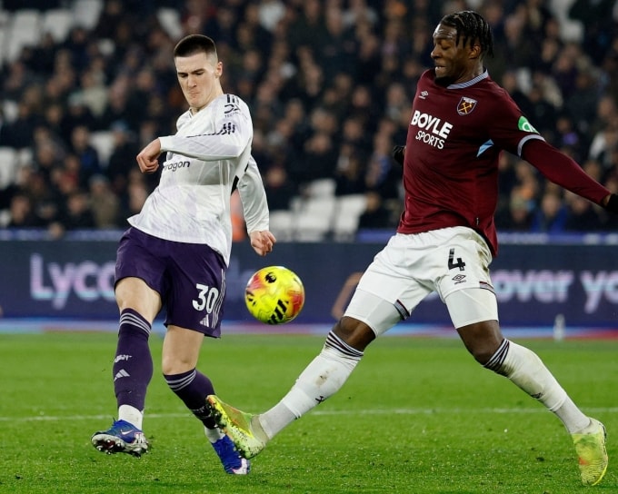 Sesko ghi bàn gỡ hòa trước West Ham ngày 10/2. Ảnh: Reuters