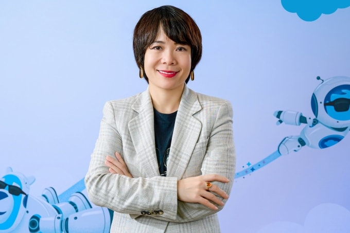 Bà Quý Nguyễn, Giám đốc Quốc gia Salesforce Việt Nam. Ảnh: Ngọc Tân