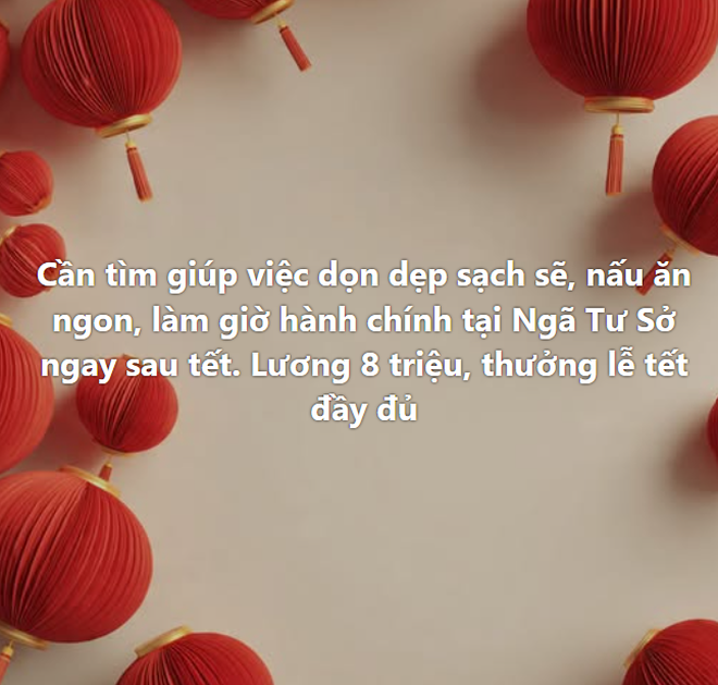 Giúp việc 'mất hút' sau Tết, nhiều gia đình loay hoay xoay sở- Ảnh 2.