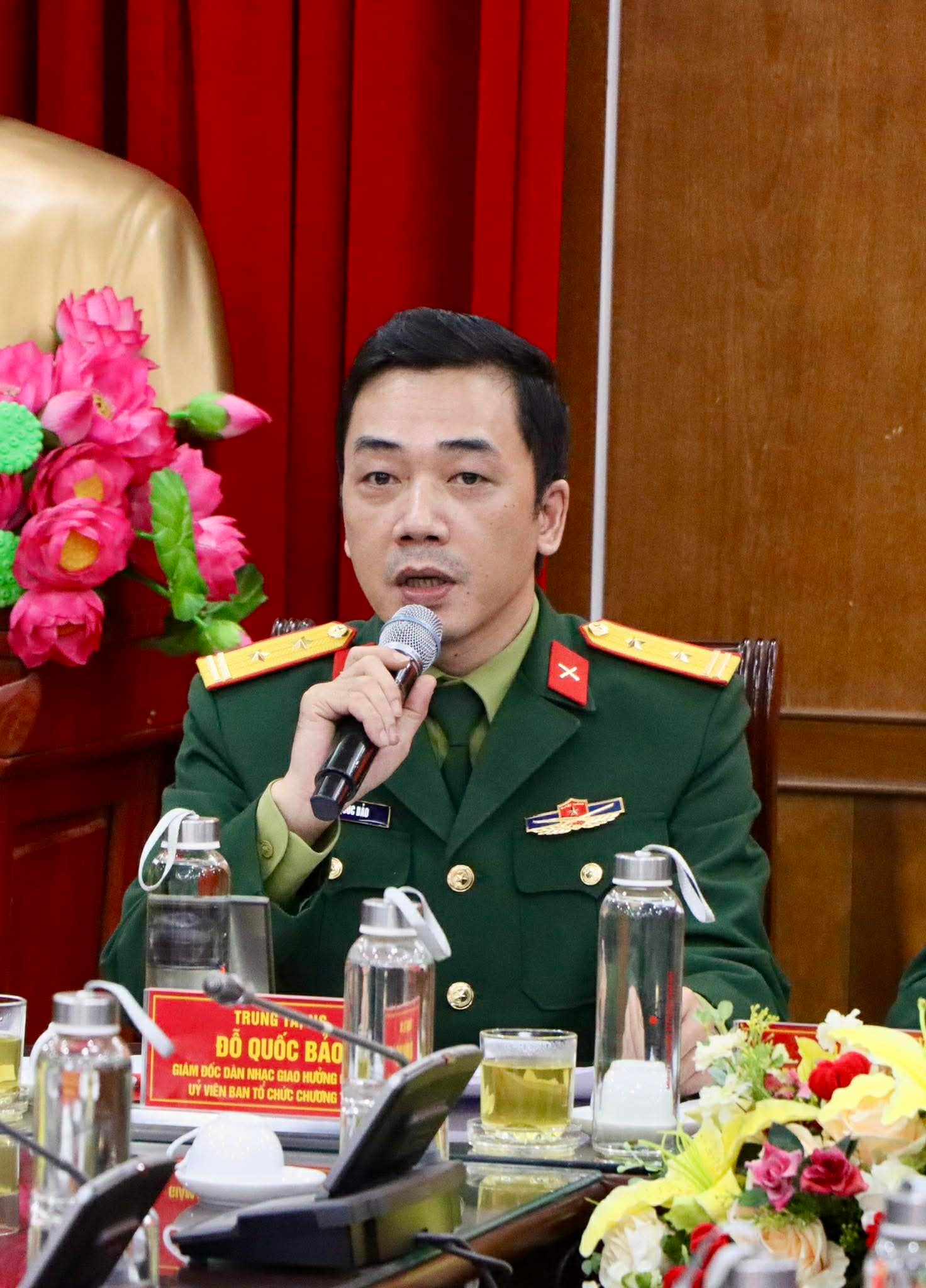 Trung tá Đỗ Bảo, Giám đốc Dàn nhạc Giao hưởng Quân đội thông tin thêm.