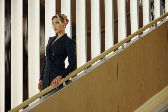 Gu trong một lần làm người mẫu thời trang. Ảnh: Instagram / Eileen Gu