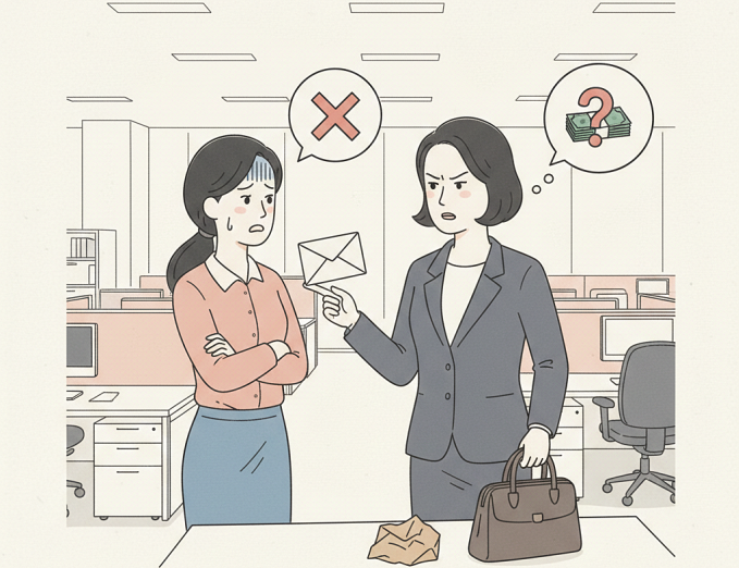 Vợ sếp nghi tôi giấu phong bì 5 triệu biếu Tết của nhà cung cấp