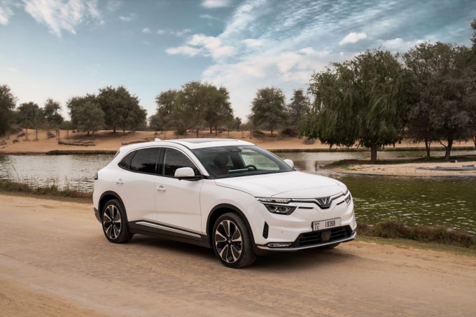 VinFast VF 8 tại thị trường Trung Đông. Ảnh: VinFast