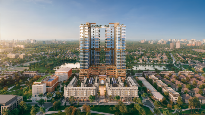 Phối cảnh tháp đôi Rivea Residences. Ảnh: Meygroup