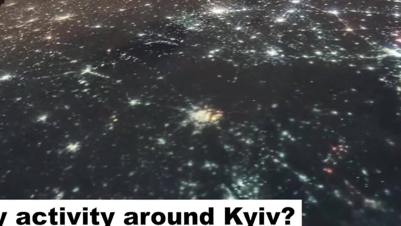 Khoảnh khắc tên lửa Nga tập kích Kiev nhìn từ không gian