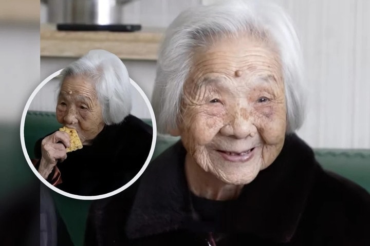 Cụ bà 101 tuổi sống thọ nhờ bí quyết "ngược đời" thích ăn vặt và xem TV đêm khuya- Ảnh 1. Cụ bà 101 tuổi sống thọ nhờ bí quyết "ngược đời" thích ăn vặt và xem TV đêm khuya- Ảnh 1.