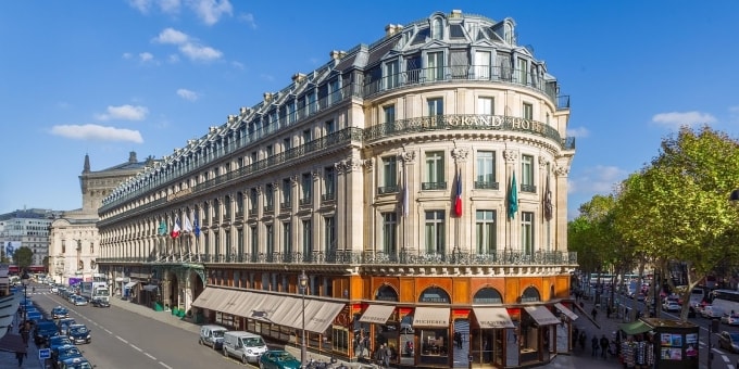 Mặt tiền khách sạn InterContinental Paris Le Grand. Ảnh: IHG
