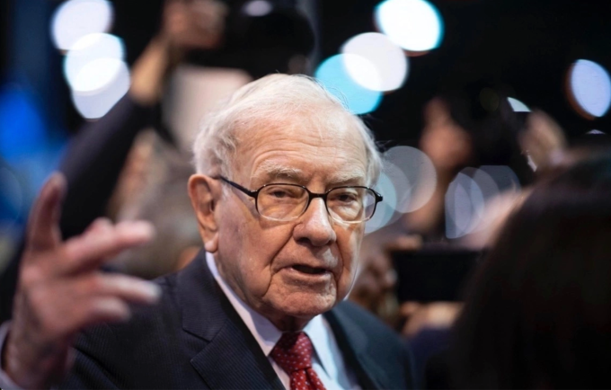 CEO Berkshire Hathaway Warren Buffett tại ĐHCĐ năm 2019. Ảnh: AFP