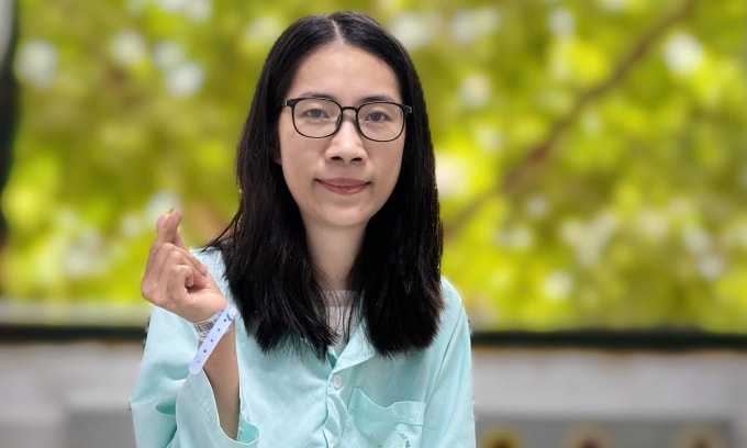 Bác sĩ Phương Nhi sau ca ghép tim từ người cho chết não. Ảnh: Thảo My