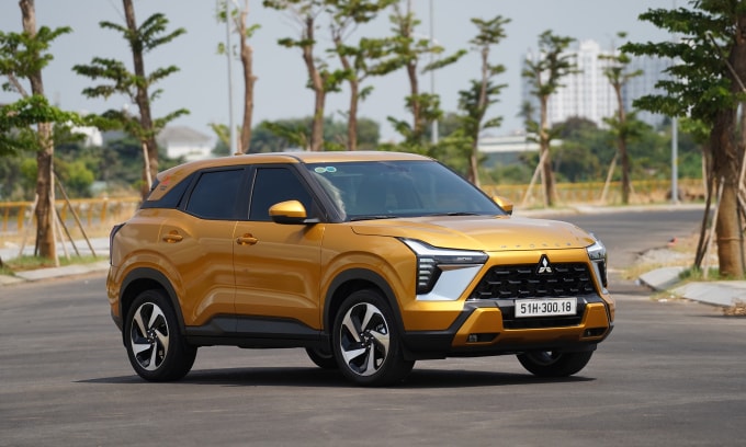 Mitsubishi Xforce lăn bánh tại TP HCM. Ảnh: Phạm Trung