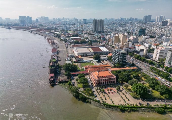 Khu đất Cảng Bến Nhà Rồng - Khánh Hội, tháng 10/2025. Ảnh: Quỳnh Trần