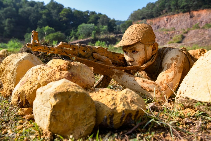 Các chiến sĩ đặc công thuộc Lữ đoàn Đặc công bộ 113 (Binh chủng Đặc công) trong buổi huấn luyện. Ảnh: Giang Huy