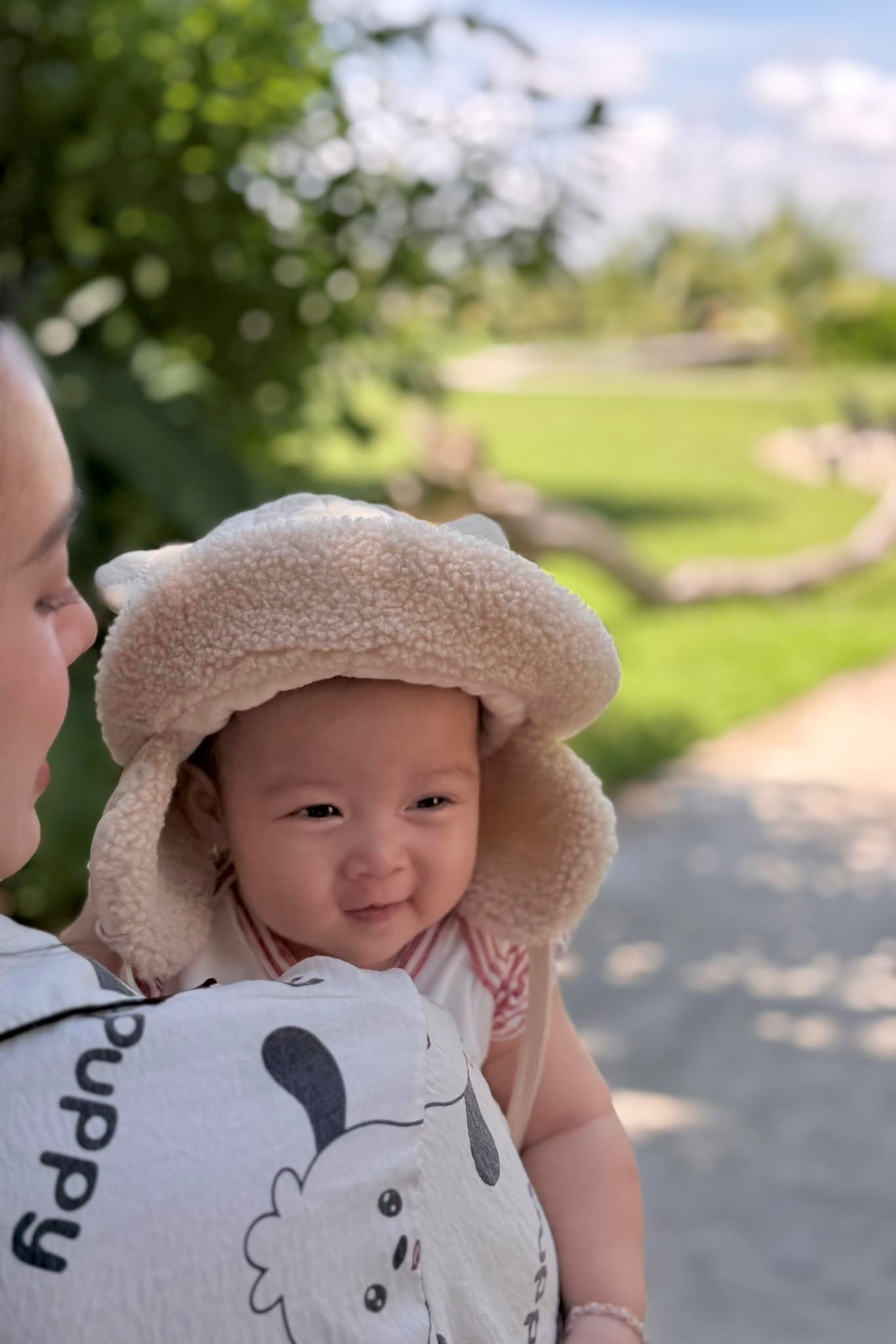 Cuộc sống Quỳnh Lương tại nhà vườn khi sinh con