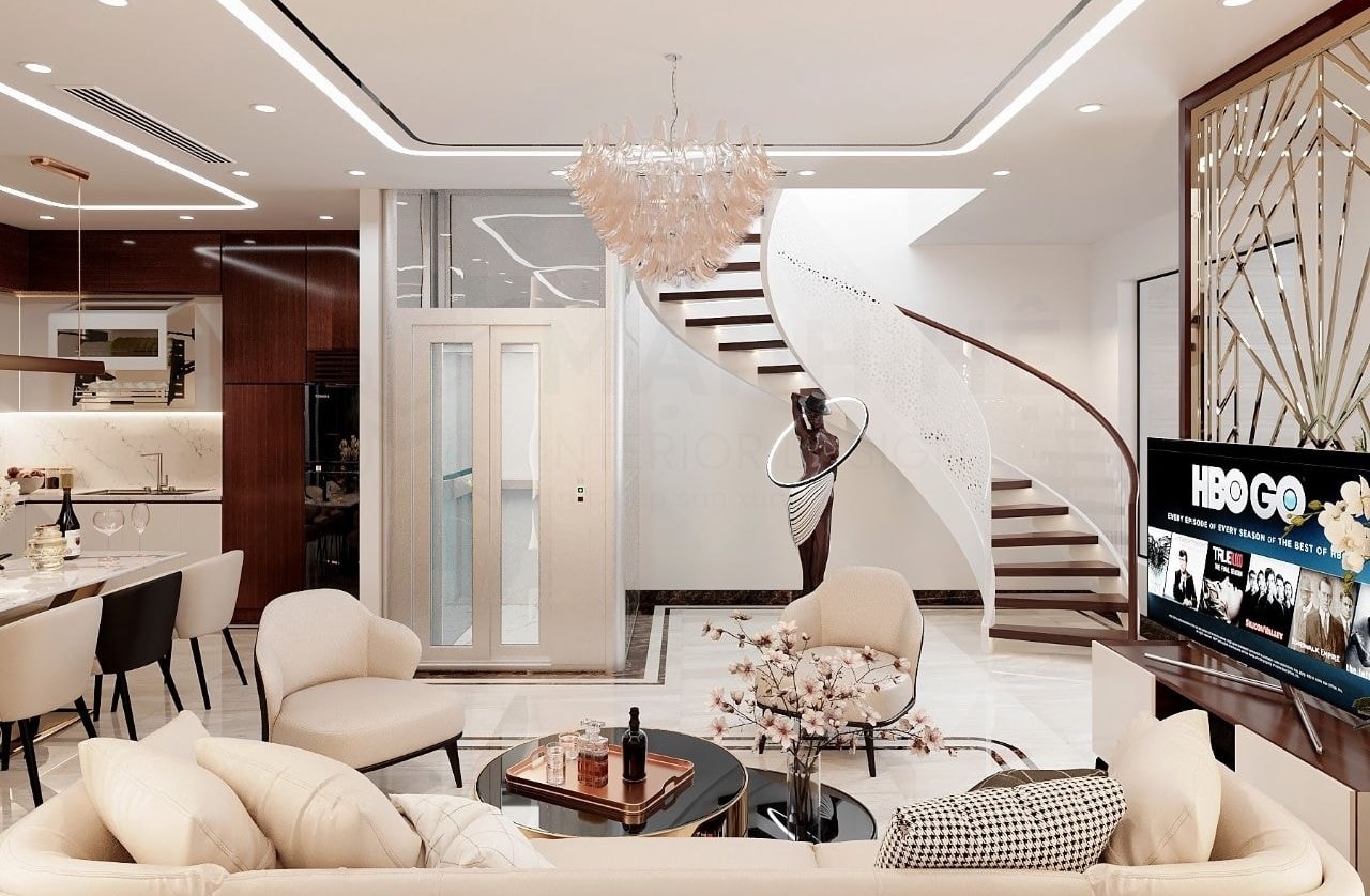 Ánh sáng tự nhiên giúp không gian thêm thoáng đãng. (Ản: Noithatmanhhe)