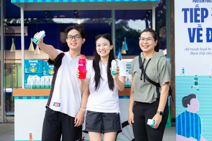 Sản phẩm Vinamilk Green Farm đạt chứng nhận của tổ chức Clean Label Project (Mỹ). Ảnh: Vinamilk