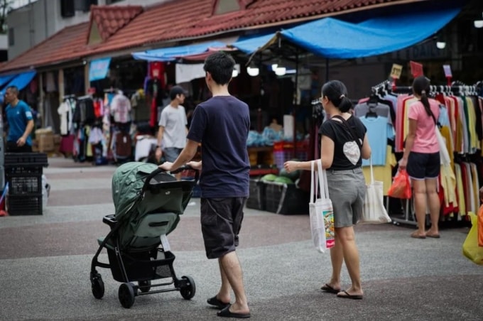 Tổng tỷ suất sinh sơ bộ của cư dân Singapore giảm từ mức 0,97 năm 2024 xuống còn 0,87 vào năm 2025, mức thấp nhất trong lịch sử của quốc gia này. ẢNH: Gin Tay