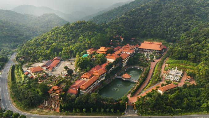 Thiền viện Trúc Lâm Yên Tử ở Quảng Ninh. Ảnh: Tùng Lâm