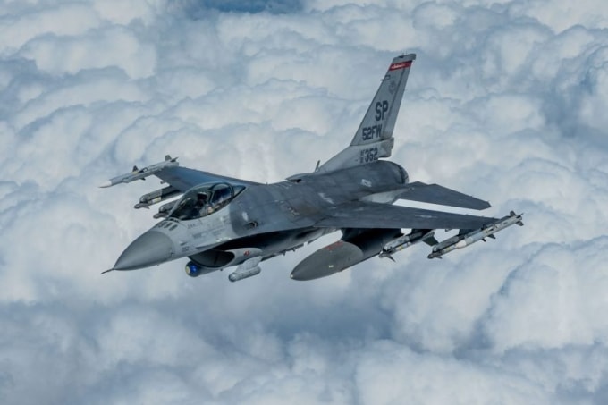 Tiêm kích F-16 Mỹ thuộc biên chế Bộ Tư lệnh Trung tâm. Ảnh: USAF