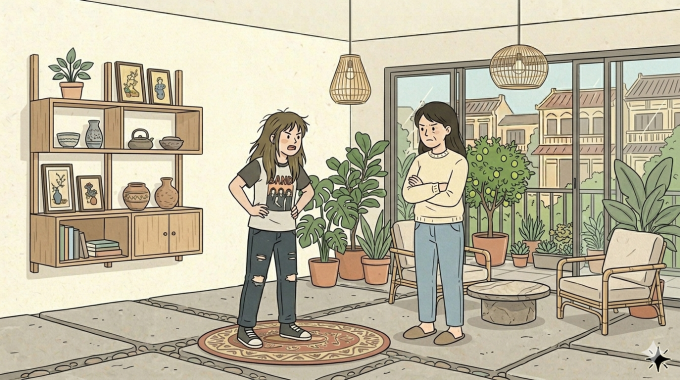 Con gái buông lời khó nghe khi tôi không cho tiền đi nước ngoài học