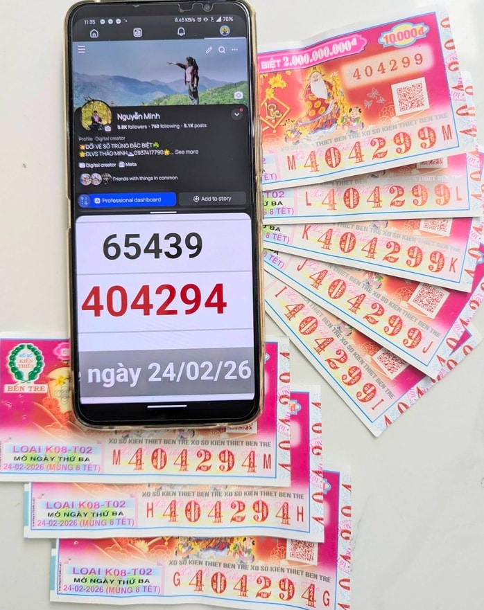 Xổ số miền Nam 2026: Nhiều người trúng giải độc đắc gây sốt cộng đồng - Ảnh 1. Xổ số miền Nam 2026: Nhiều người trúng giải độc đắc gây sốt cộng đồng - Ảnh 1.