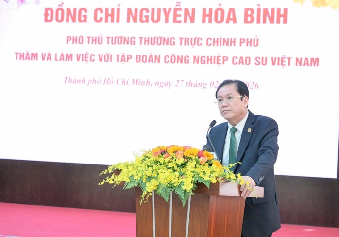 Phó Thủ tướng thường trực Nguyễn Hòa Bình làm việc tại VRG - Ảnh 2.