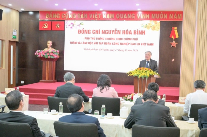 Phó Thủ tướng thường trực Nguyễn Hòa Bình làm việc tại VRG - Ảnh 3.