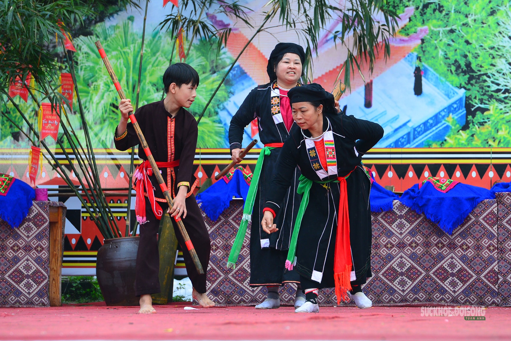 Múa Tắc Xình - 'nhịp đập' của người Sán Chay- Ảnh 6. Múa Tắc Xình - 'nhịp đập' của người Sán Chay- Ảnh 6.