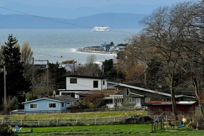 Một góc thị trấn Point Roberts ở bang Washington, Mỹ. Ảnh: Reuters