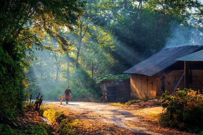 Miền Bắc trời sẽ hửng nắng trong hai ngày đầu tuần. Ảnh: Bùi Xuân Việt