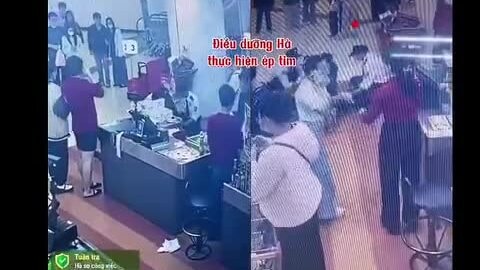 Bảo vệ thoát cửa tử nhờ được điều dưỡng ép tim ở siêu thị