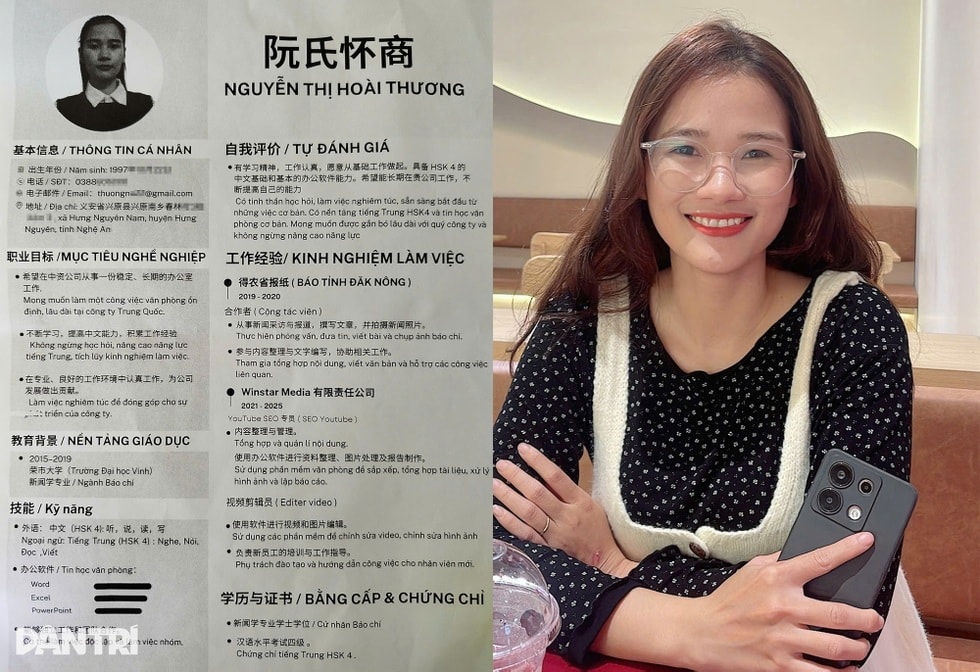 Cô gái mang CV song ngữ đi ứng tuyển việc làm - 1