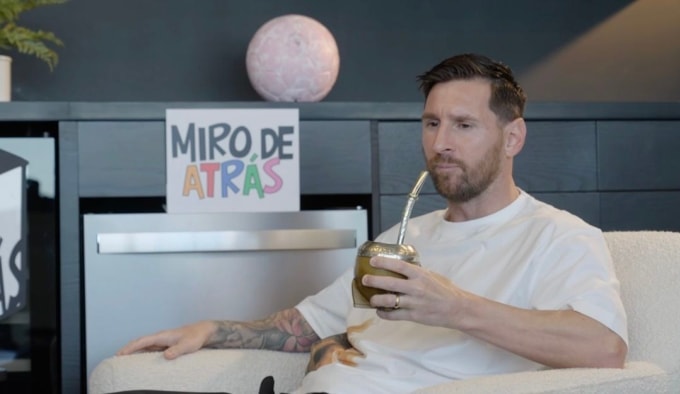 Messi trong cuộc phỏng vấn với kênh Miro de Atrás của Mexico, được đăng tải vào cuối tháng 2.
