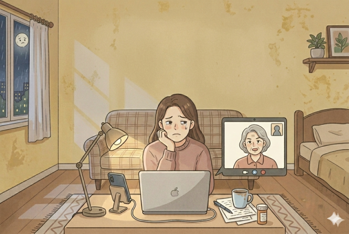 Gia đình có điều kiện nhưng mẹ xin làm bảo vệ, bắt cả bố đi làm