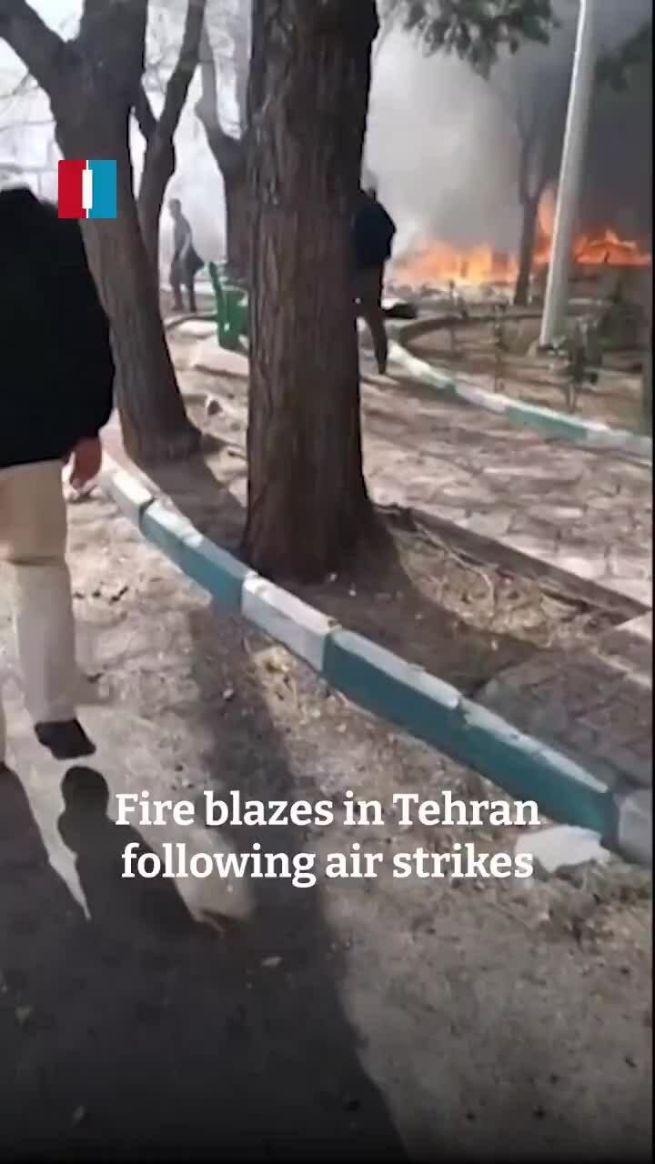 Thiệt hại ở Tehran sau đòn tập kích