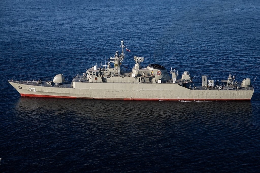 Tàu chiến lớp Alvand của Iran. Ảnh The War Zone. Ảnh The War Zone