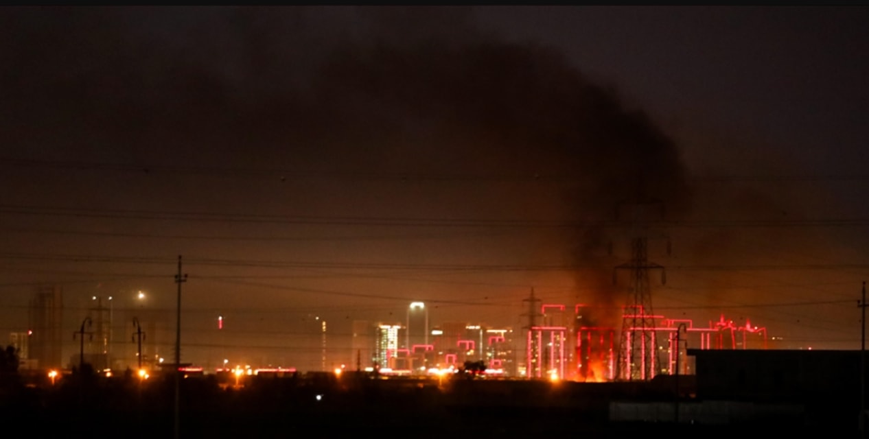 Nhiều tiếng nổ vang lên gần sân bay quốc tế Erbil ở Iraq, trong khi truyền thông nhà nước Iran khẳng định mục tiêu tấn công là một căn cứ của Mỹ tại khu vực này. (Nguồn: AA)