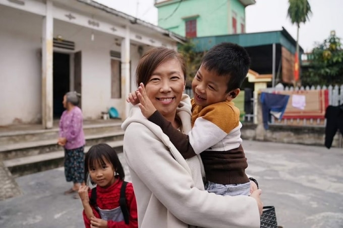 Bà Yoshimizu Rie trong chuyến thăm Việt Nam năm 2023. Ảnh: Nhân vật cung cấp