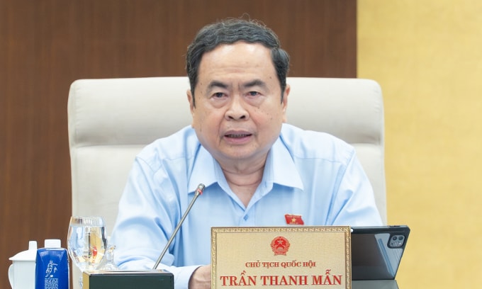 Chủ tịch Quốc hội Trần Thanh Mẫn. Ảnh: Hoàng Phong