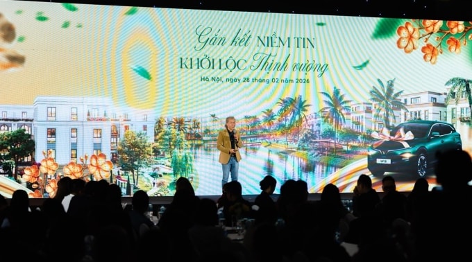 TS. Vũ Đình Ánh tại sự kiện. Ảnh: Vinhomes