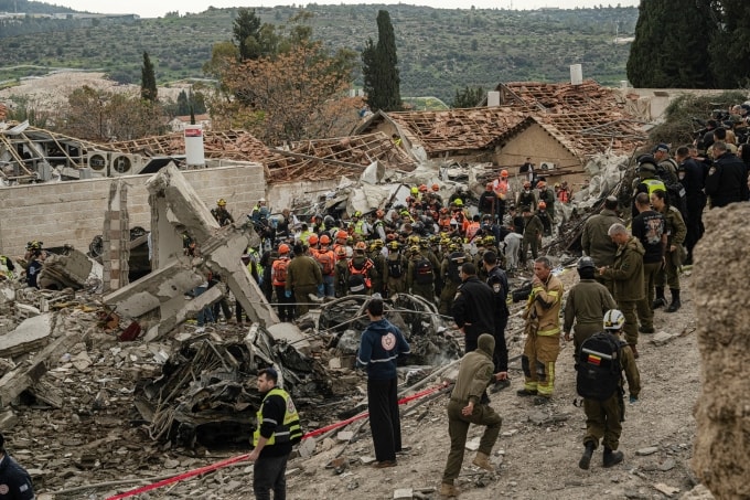 Hiện trường vụ tập kích. Ảnh: AFP