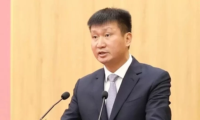 Ông Trần Huy Tuấn được bầu làm Bí thư Tỉnh uỷ Ninh Bình. Ảnh: Lam Sơn