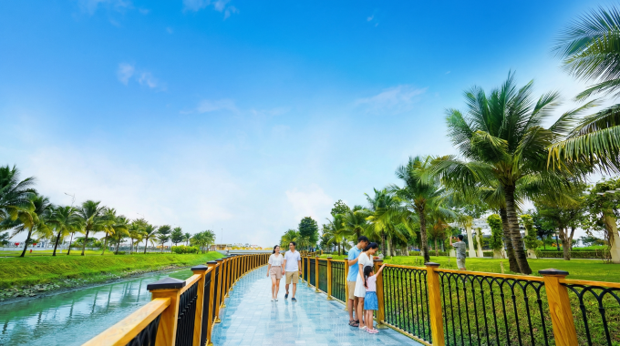 60% diện tích tại Van Phuc City dành cho mảng xanh và mặt nước. Ảnh: VPG