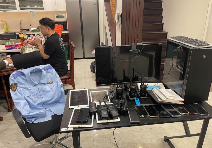 Tang vật bị thu giữ. Ảnh: Công an cung cấp