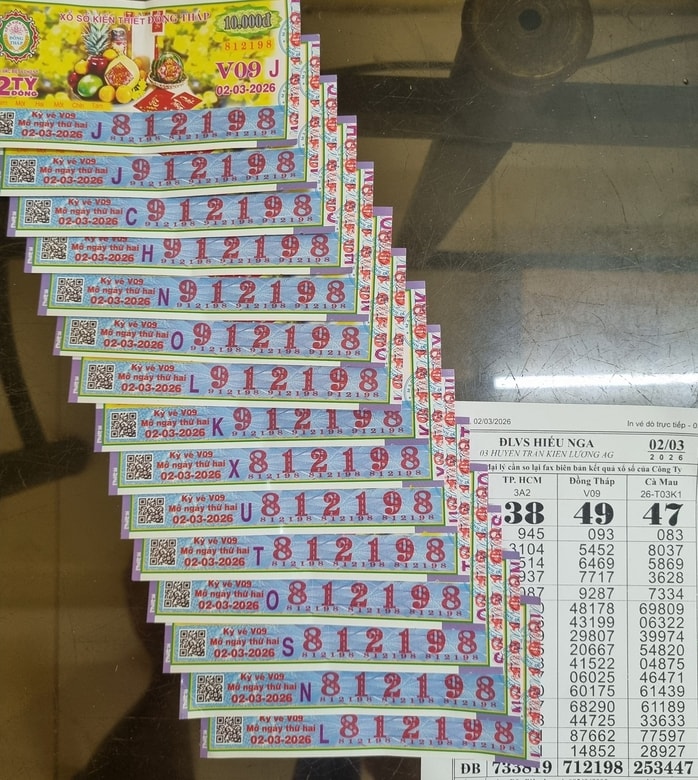 Bất ngờ với giải độc đắc xổ số miền Nam ngày 3 - 3 năm 2026 - Ảnh 2.