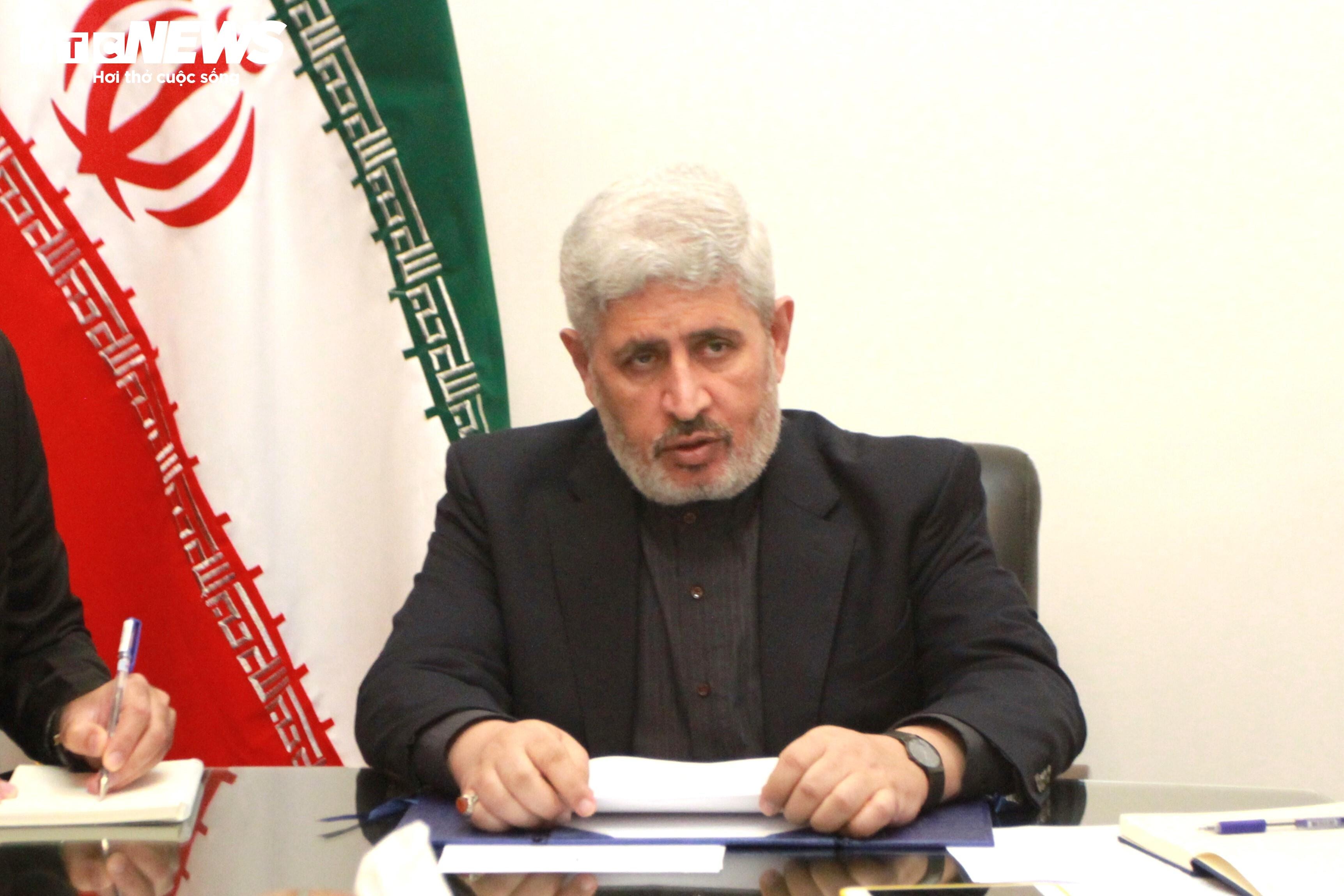 Đại biện lâm thời Iran tại Việt Nam Mohammad Mirali Mohammadi.