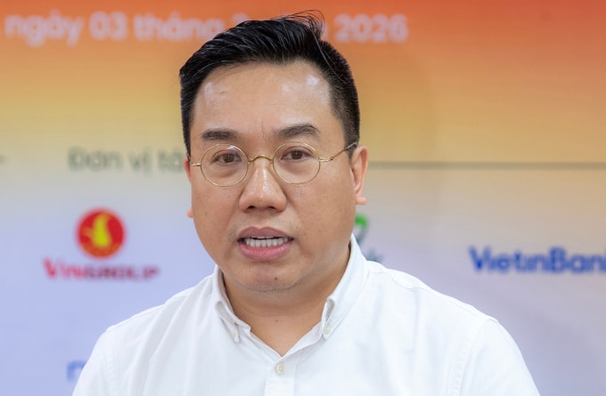 Cục trưởng Xuất bản, In và Phát hành ở họp báo. Ảnh: Ban tổ chức cung cấp