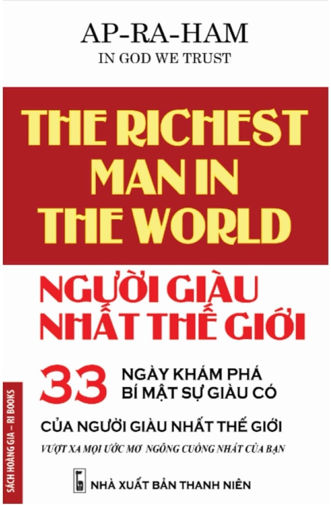 Sách Người giàu nhất thế giới của Ap-ra-ham. Ảnh: Nhà xuất bản Thanh niên