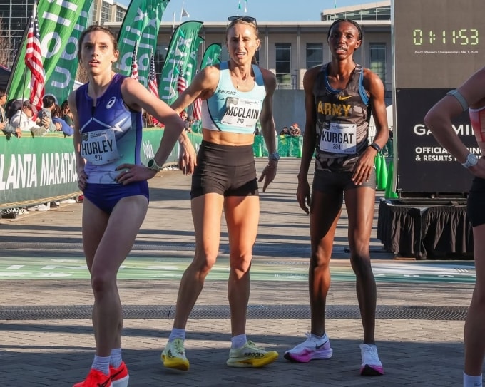 Jess McClain, Emma Grace Hurley và Ednah Kurgat đều bị ảnh hưởng bởi sự cố. Ảnh: Instagram / jesstonn